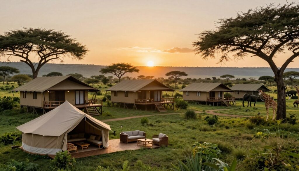 accommodation choices Tanzania camps lodges