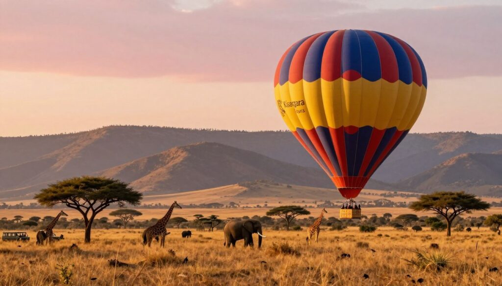 hot air balloon Tanzania