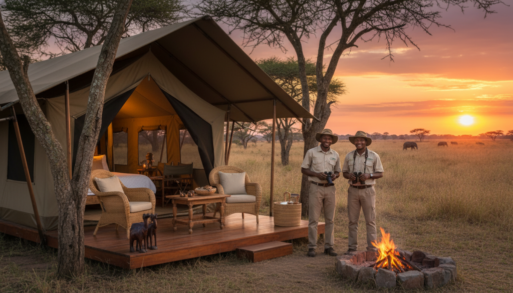 safari accommodation and preparation