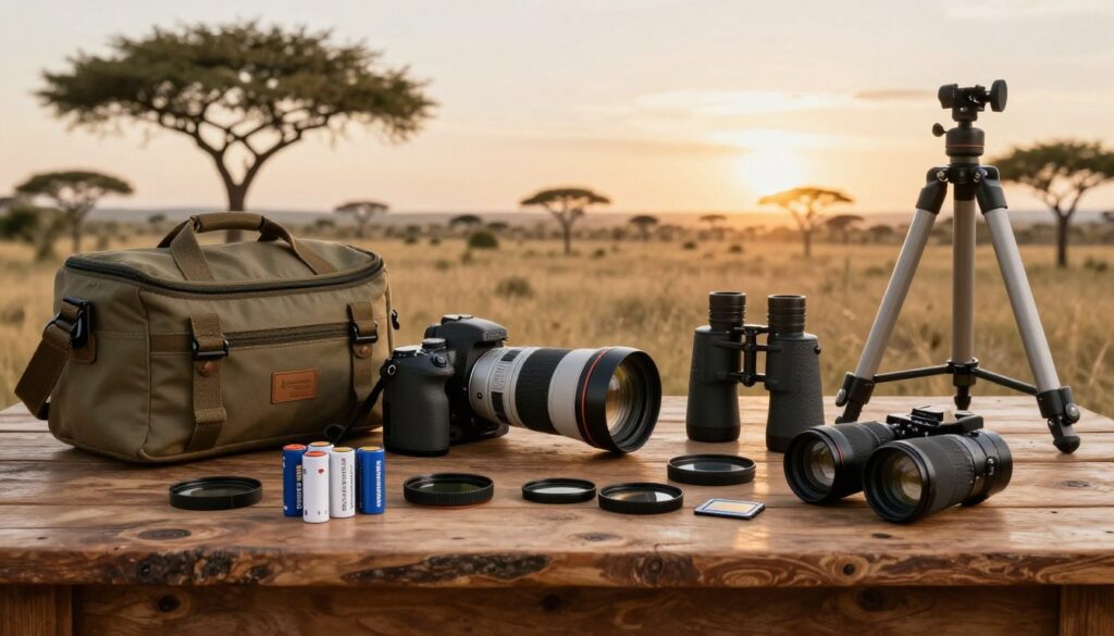 safari camera gear selection