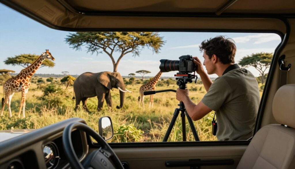 stabilization techniques for in-vehicle photography